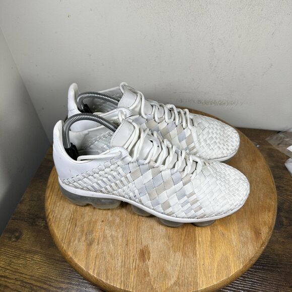 Nike Air VaporMax Inneva Shoes Mens Size 9 Woven Lace Up Running Ao2447-100 - Picture 1 of 8